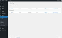 Page screenshot: Users → Following ⁂