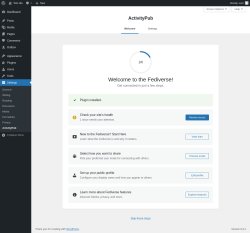 Page screenshot: Settings → ActivityPub