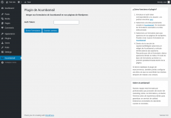 Page screenshot: Acumbamail