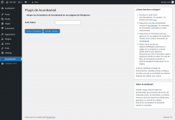 Page screenshot: Acumbamail
