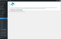 Page screenshot: Settings → Acumulus settings