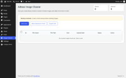 Page screenshot: Image Cleaner