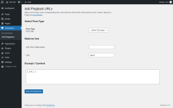 Page screenshot: Comments  → Add Pingbacks