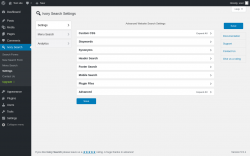 Page screenshot: Ivory Search &rarr; Settings
