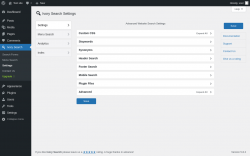 Page screenshot: Ivory Search &rarr; Settings