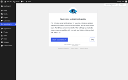 Page screenshot: Ivory Search &lsaquo; Test site &mdash; WordPress