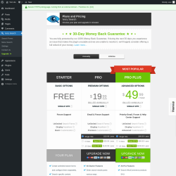Page screenshot: Ivory Search → Upgrade  ➤