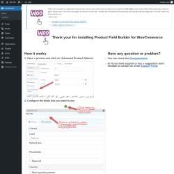 Page screenshot: Welcome ‹ Test site — WordPress