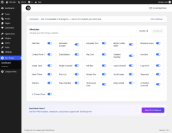 Page screenshot: Divi Torque &rarr; Modules