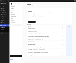 Page screenshot: Divi Torque &rarr; Settings