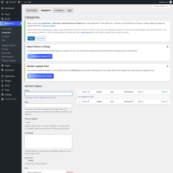 Page screenshot: aDirectory &rarr; All Listings &rarr; Categories
