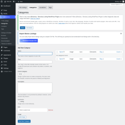 Page screenshot: aDirectory &rarr; All Listings &rarr; Categories