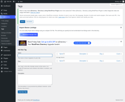 Page screenshot: aDirectory &rarr; Tags