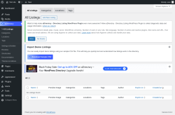 Page screenshot: aDirectory &rarr; All Listings