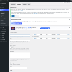 Page screenshot: aDirectory &rarr; All Listings &rarr; Categories