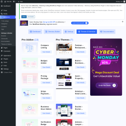 Page screenshot: aDirectory &rarr; Themes & Addons