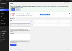 Page screenshot: aDirectory &rarr; Tags