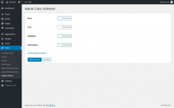 Page screenshot: Tools → Admin Colors