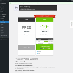Page screenshot: Settings → Upgrade  ➤