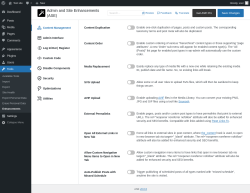 Page screenshot: Tools &rarr; Enhancements