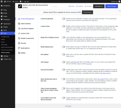 Page screenshot: Tools &rarr; Enhancements