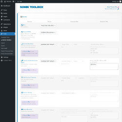 Page screenshot: Tools →  Admin Toolbox