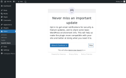 Page screenshot: Search Users ‹ Test site — WordPress