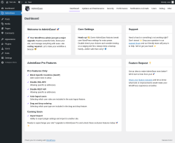 Page screenshot: AdminEase