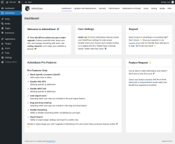 Page screenshot: AdminEase
