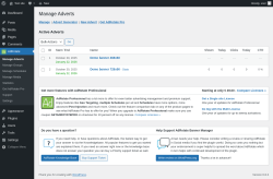 Page screenshot: AdRotate