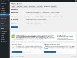 Page screenshot: AdRotate → Settings → Miscellaneous