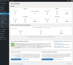 Page screenshot: AdRotate → Statistics