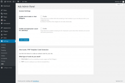 Page screenshot: Settings  → Ads