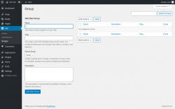 Page screenshot: Ads → Groups