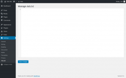 Page screenshot: Settings → Ads.txt