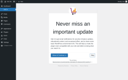 Page screenshot: AWCA ‹ Test site — WordPress