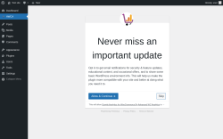 Page screenshot: AWCA ‹ Test site — WordPress