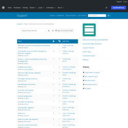 Page screenshot: Settings → Support Forum