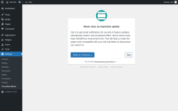 Page screenshot: Accordion Block ‹ Test site — WordPress