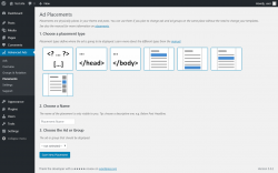 Page screenshot: Advanced Ads → Placements