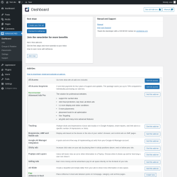Page screenshot: Advanced Ads