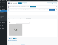 Page screenshot: Advanced Ads → Ads 