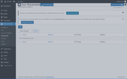 Page screenshot: Advanced Ads &rarr; Placements