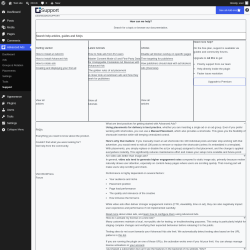 Page screenshot: Advanced Ads &rarr; Support