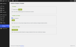 Page screenshot: Advance Category Template