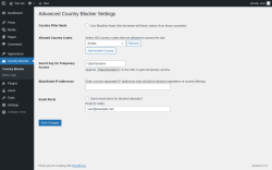 Page screenshot: Country Blocker
