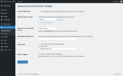 Page screenshot: Country Blocker