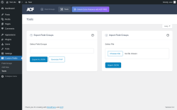 Page screenshot: Custom Fields &rarr; Tools