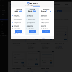 Page screenshot: Settings &rarr; Advanced Google reCAPTCHA