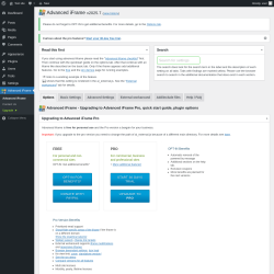Page screenshot: Advanced iFrame